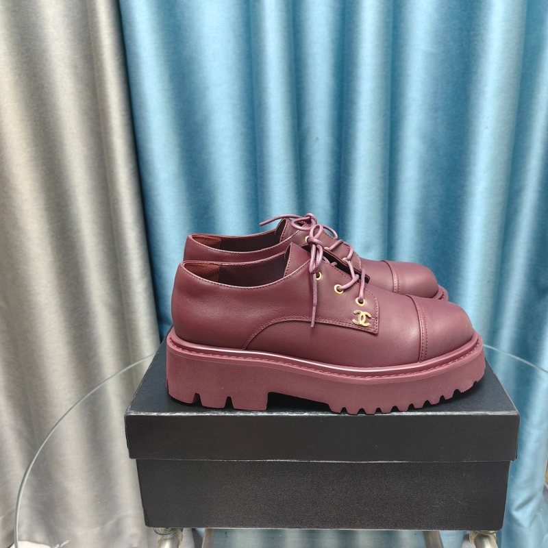 Ch*el leather shoes